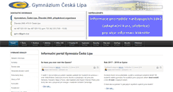 Desktop Screenshot of gym-cl.cz